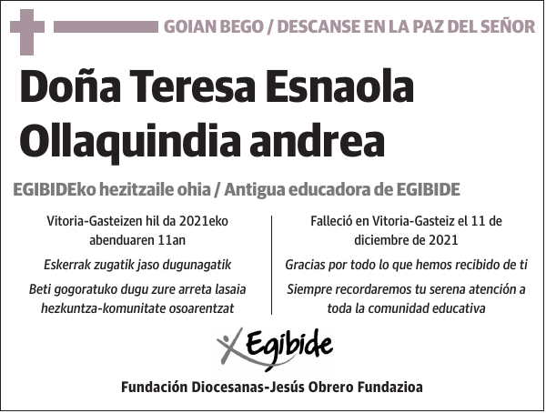 Teresa Esnaola Ollaquindia