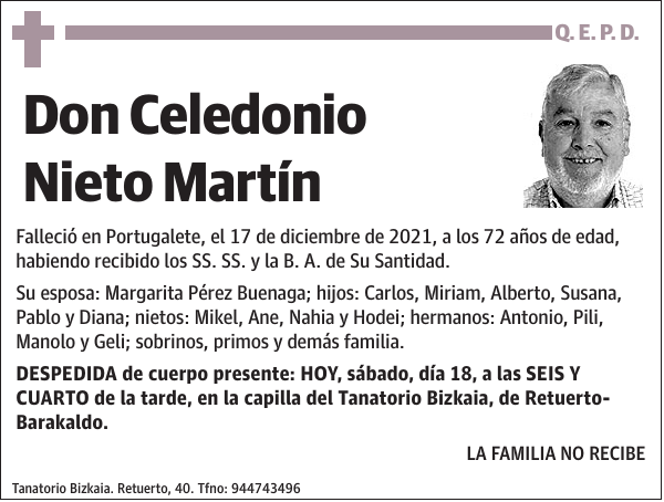 Celedonio Nieto Martín