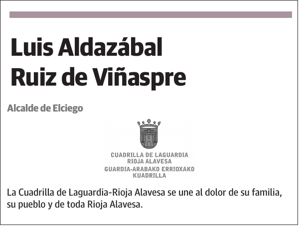 Luis Aldazábal Ruiz de Viñaspre