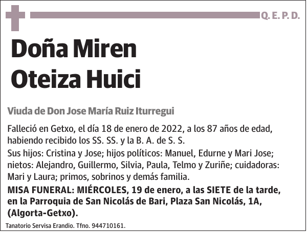 Miren Oteiza Huici