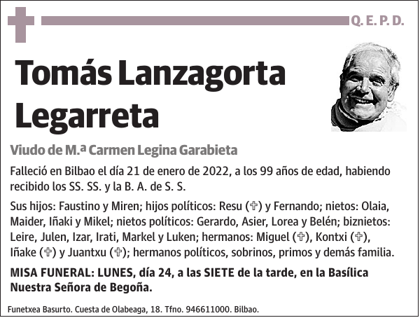 Tomás Lanzagorta Legarreta
