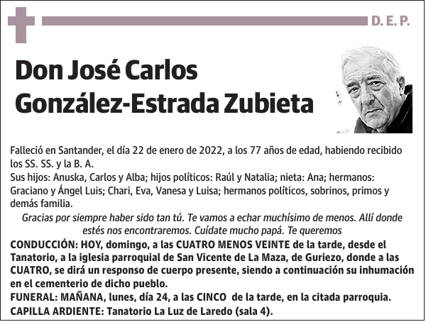 José Carlos González-Estrada Zubieta