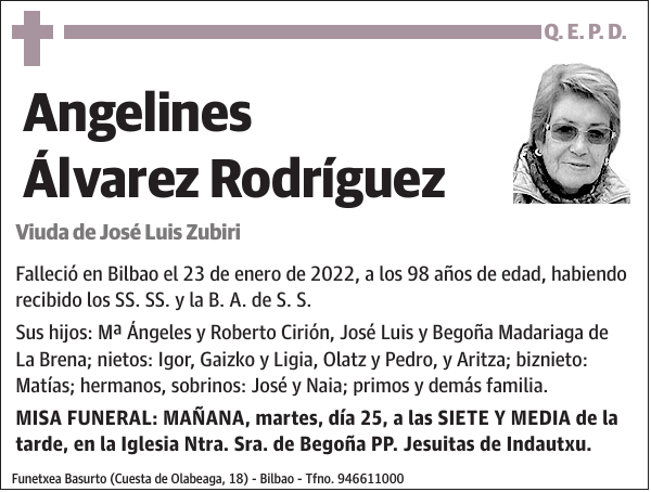 Angelines Álvarez Rodríguez