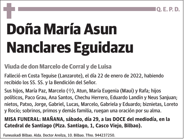 María Asun Nanclares Eguidazu