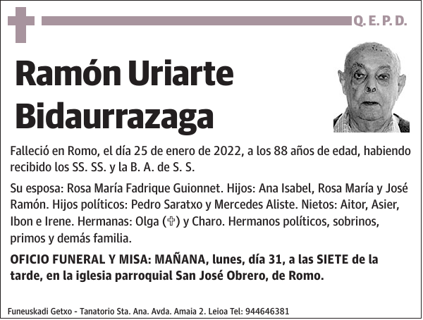 Ramón Uriarte Bidaurrazaga
