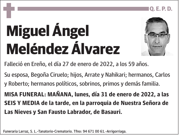 Miguel Ángel Meléndez Álvarez