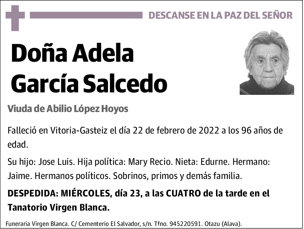 Adela García Salcedo
