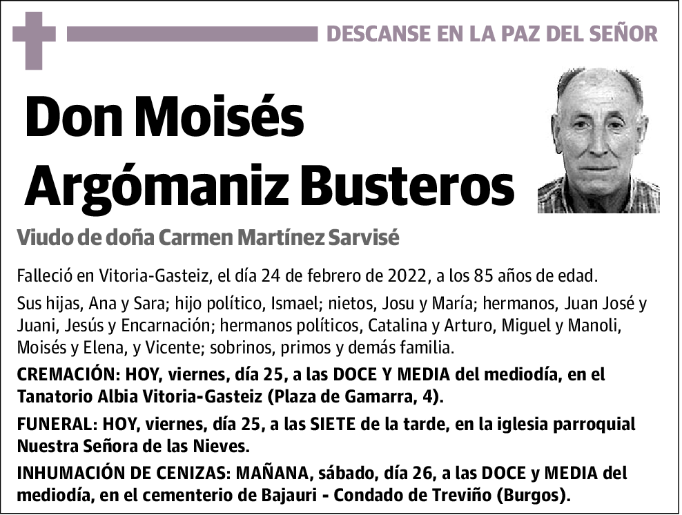 Moisés Argómaniz Busteros