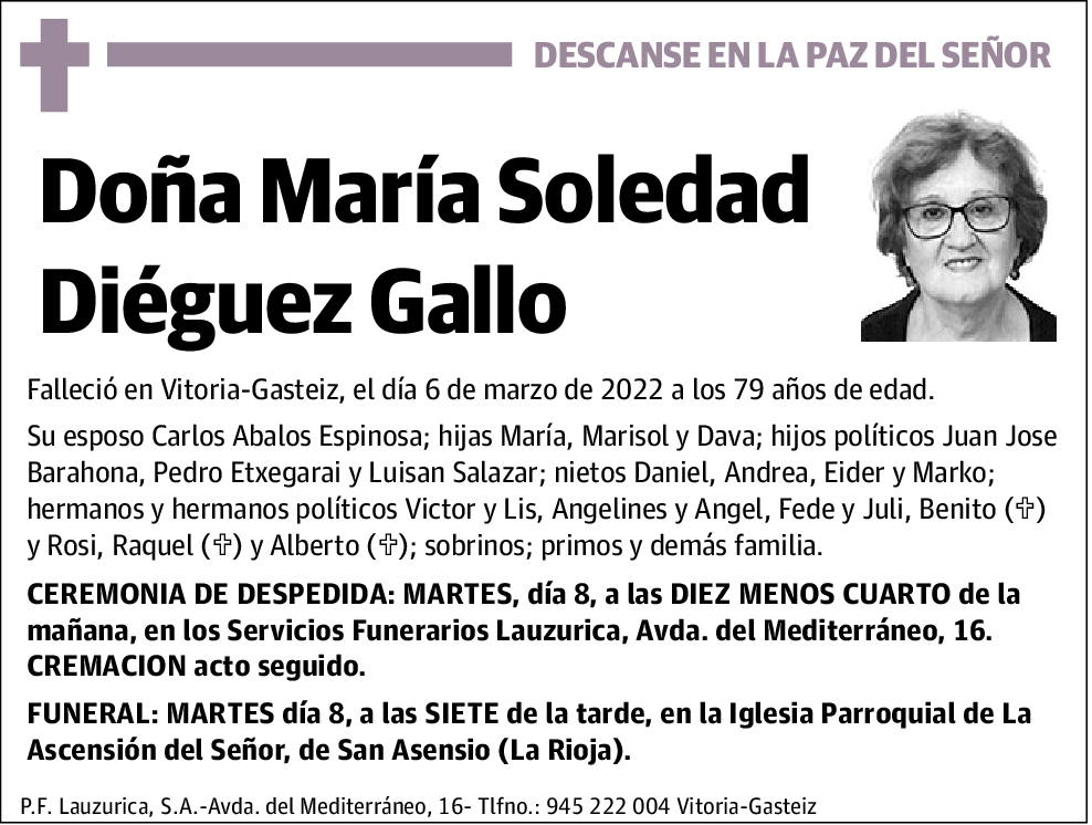María Soledad Diéguez Gallo