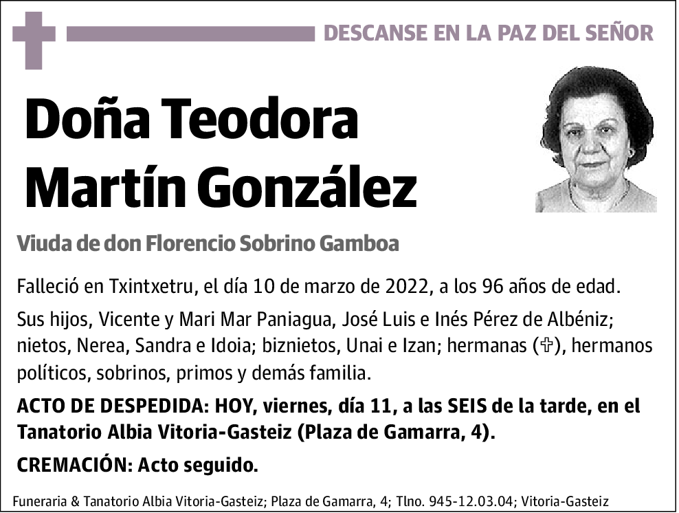 Teodora Martín González