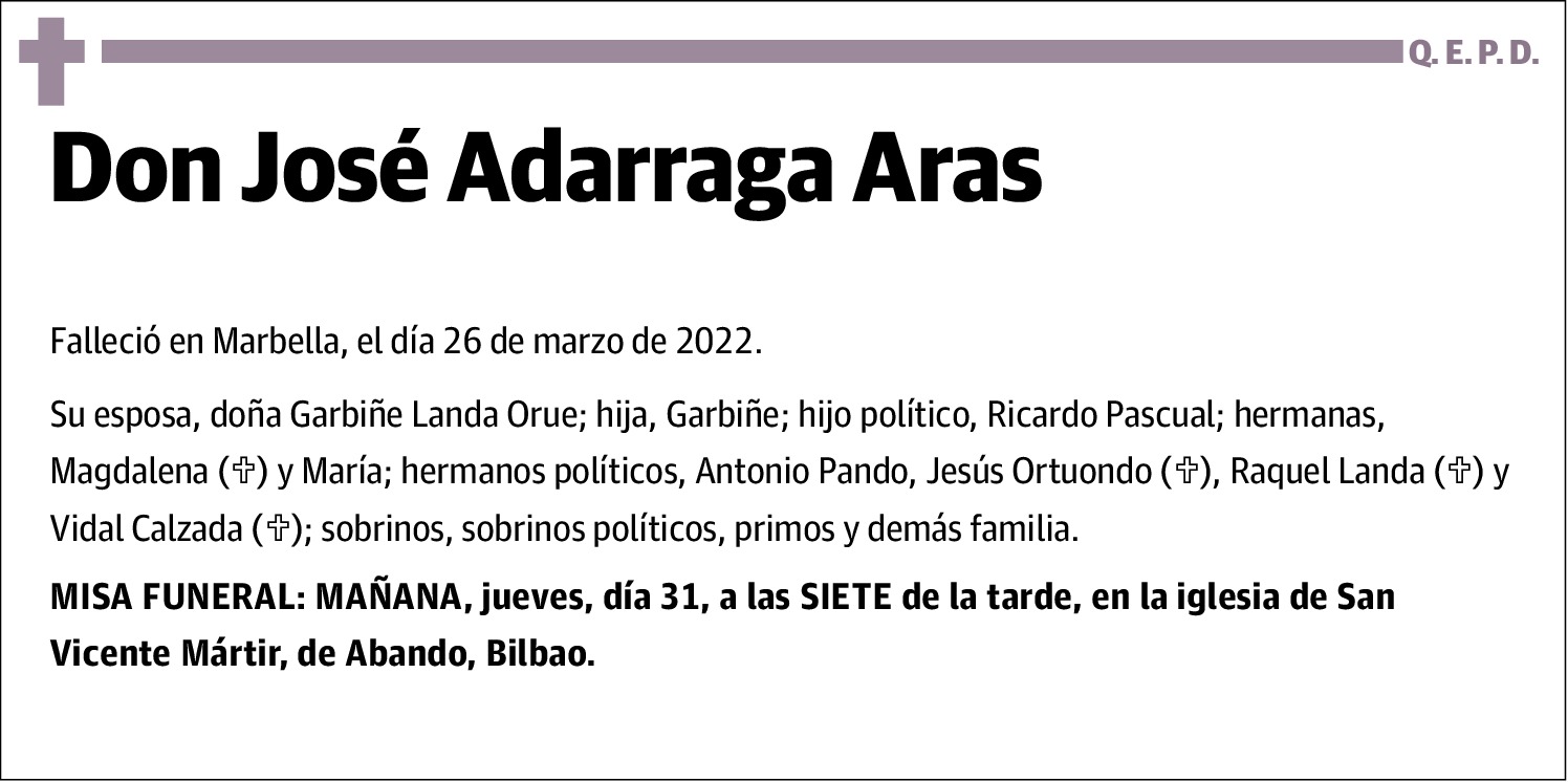 José Adarraga Aras