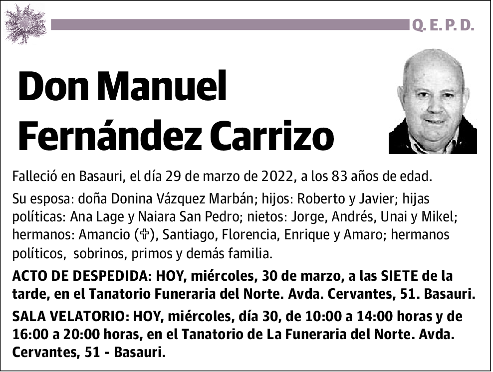 Manuel Fernández Carrizo
