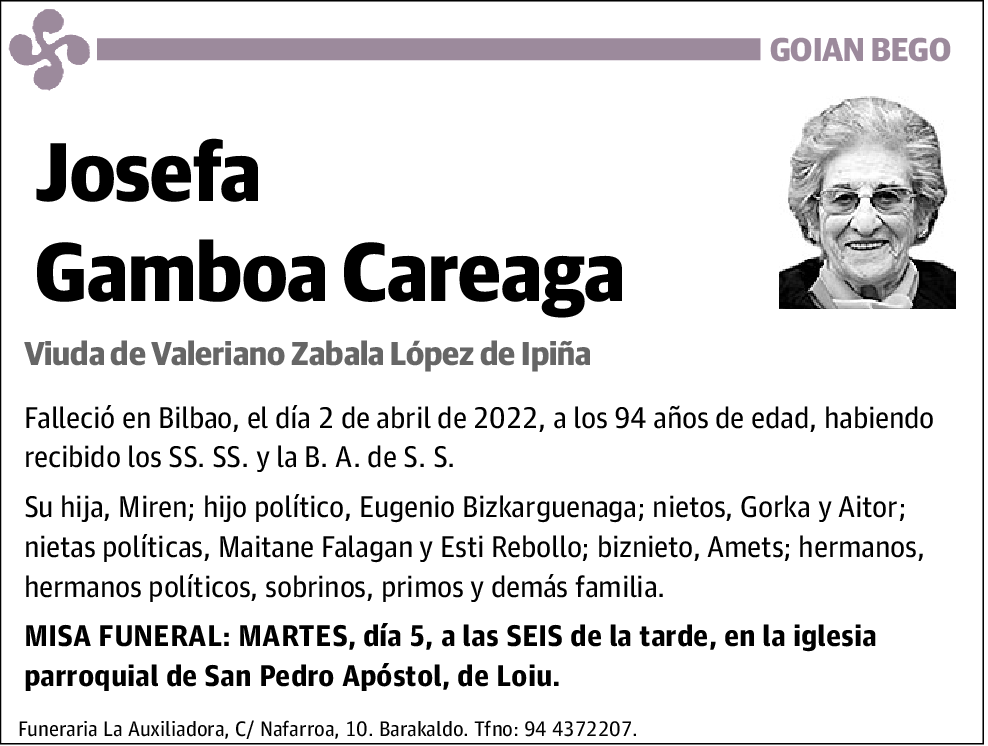 Josefa Gamboa Careaga