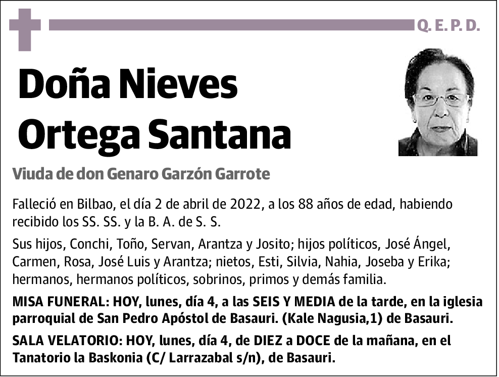 Nieves Ortega Santana