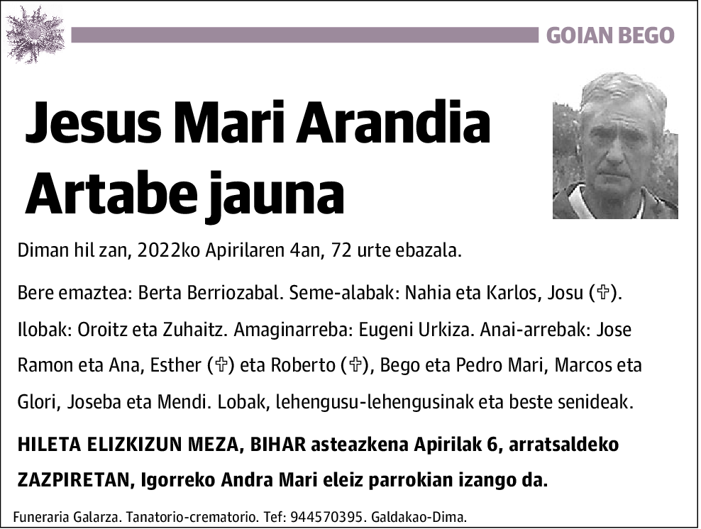 Jesus Mari Aranda Artabe