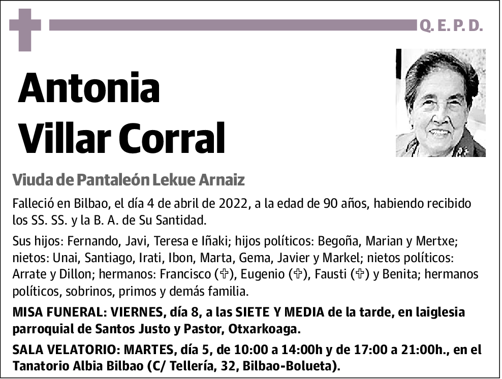 Antonia Villar Corral