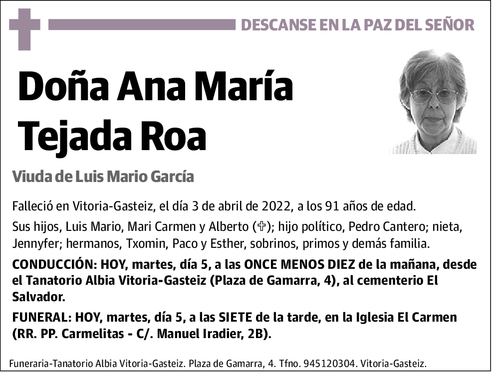 Ana María Tejada Roa