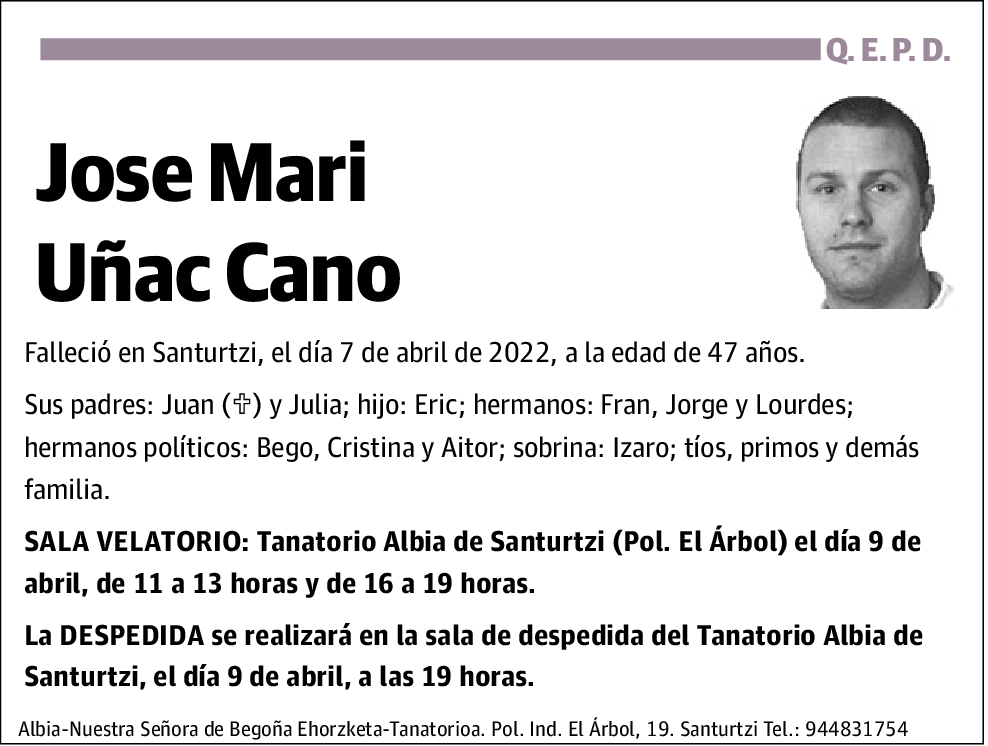 Jose Maria Uñac Cano