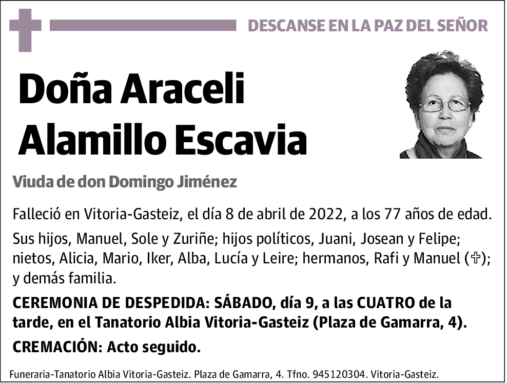 Araceli Alamillo Escavia