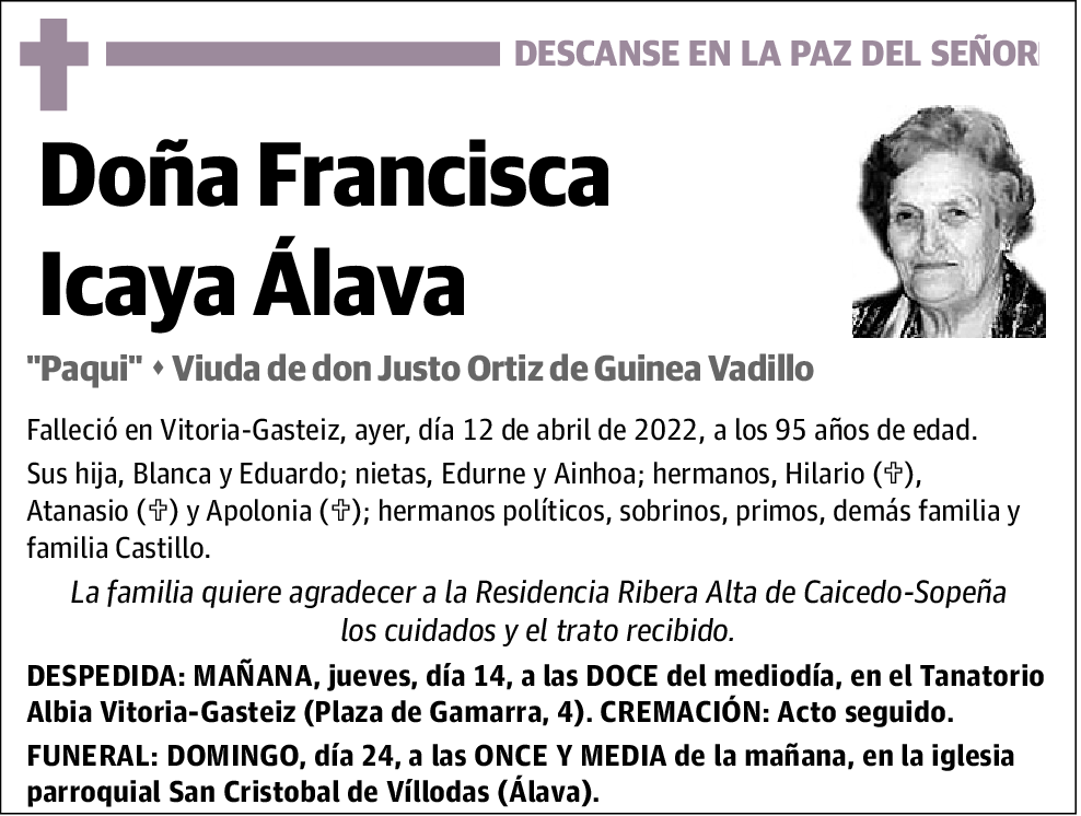 Francisca Icaya Álava