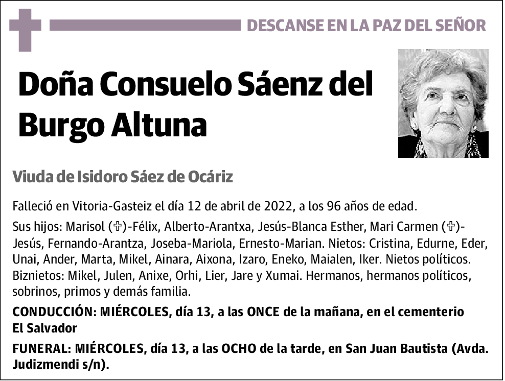 Consuelo Sáenz Del Burgo Altuna