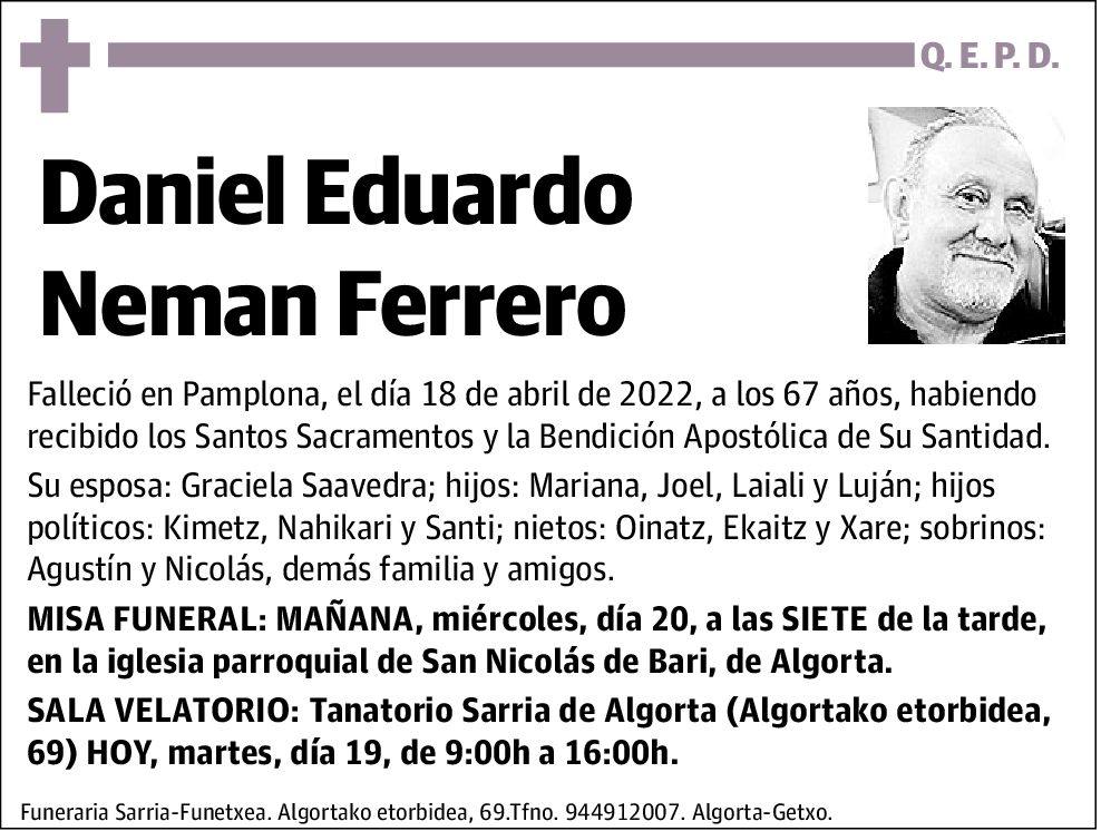 Daniel Eduardo Neman Ferrero