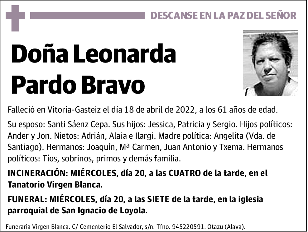 Leonarda Pardo Bravo