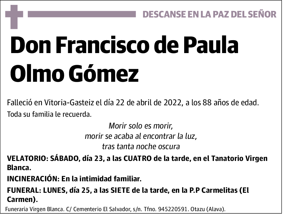 Francisco de Paula Olmo Gómez