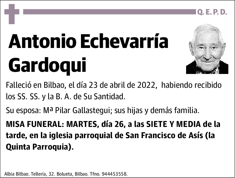 Antonio Echevarría Gardoqui