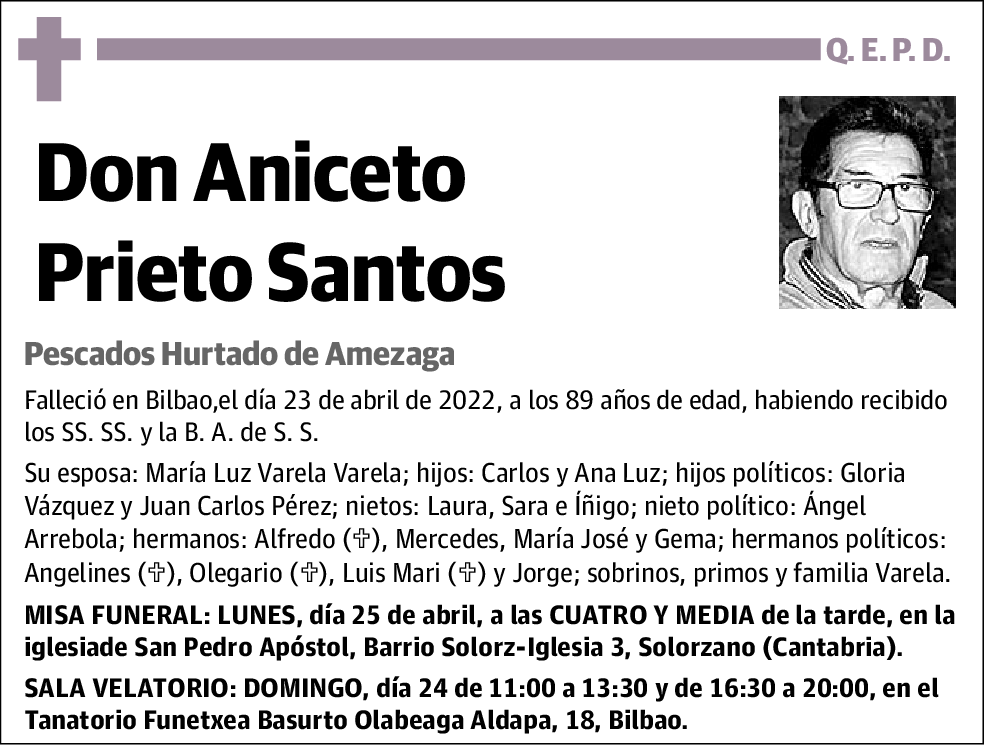 Aniceto Preto Santos