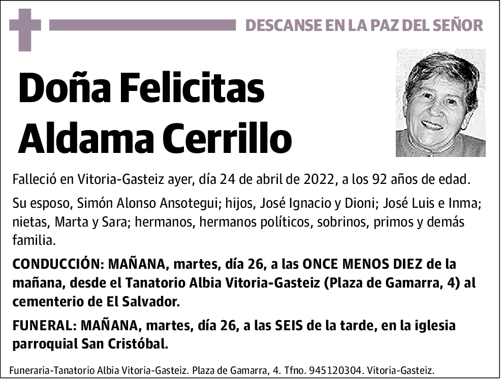 Felicitas Aldama Cerrillo