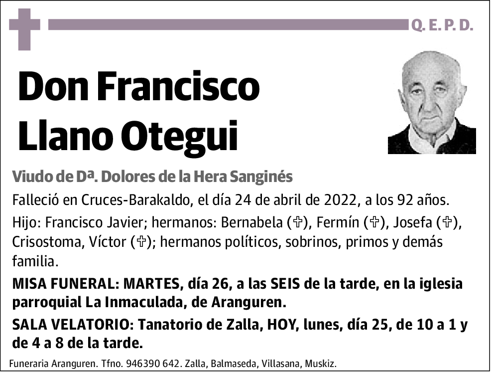 Francisco Llano Otegui
