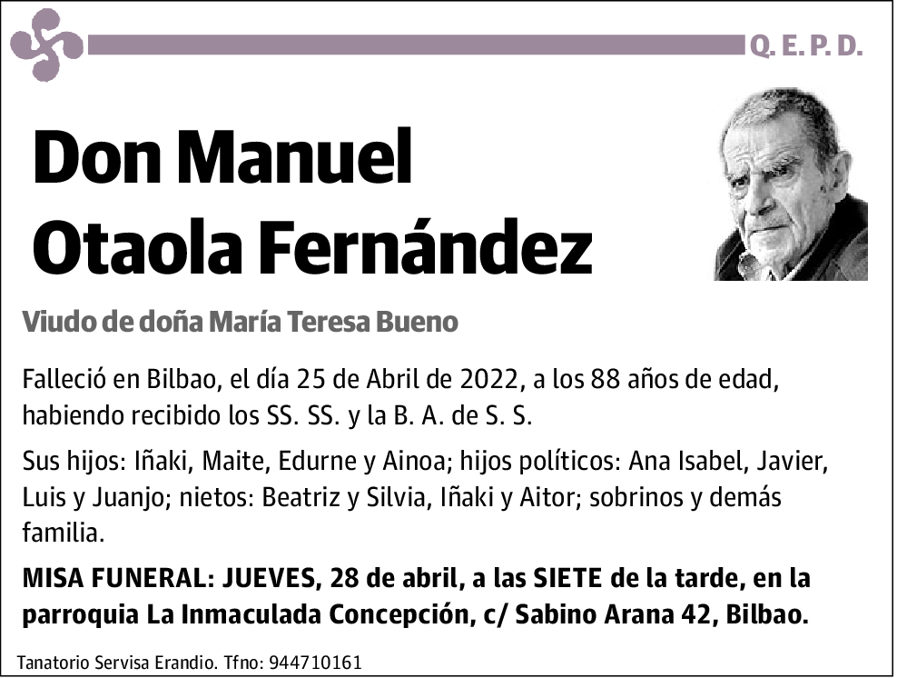 Manuel Otaola Fernández