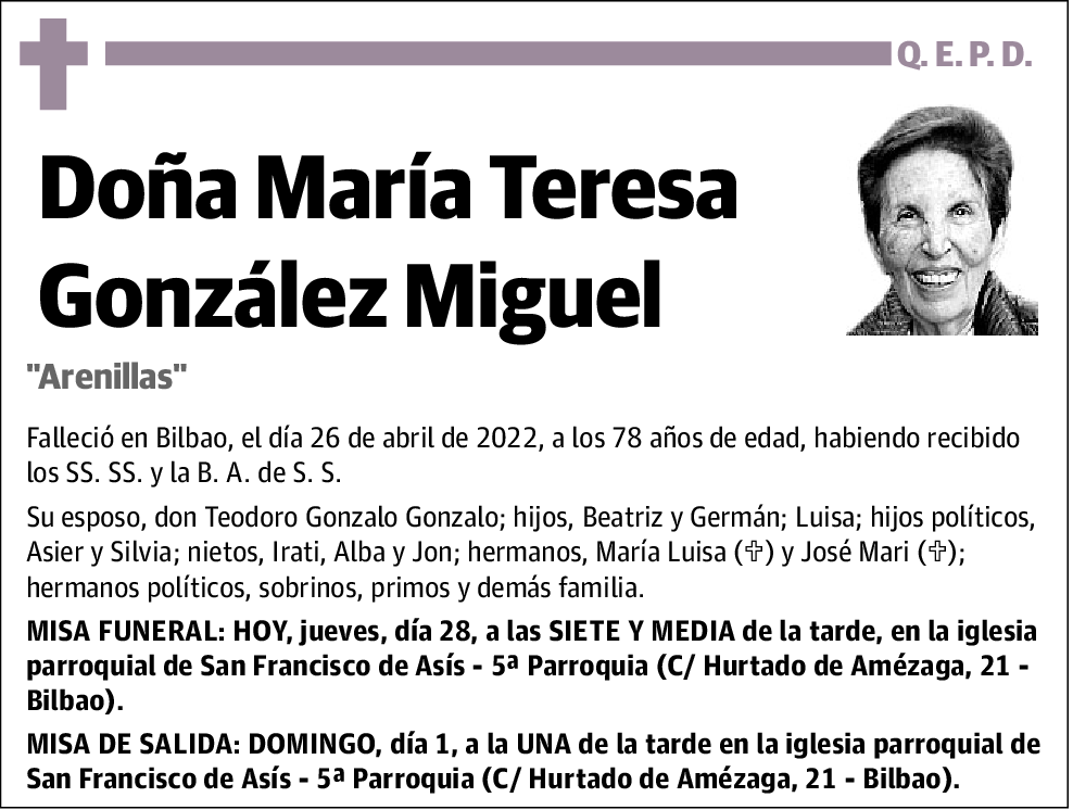 María Teresa González Miguel