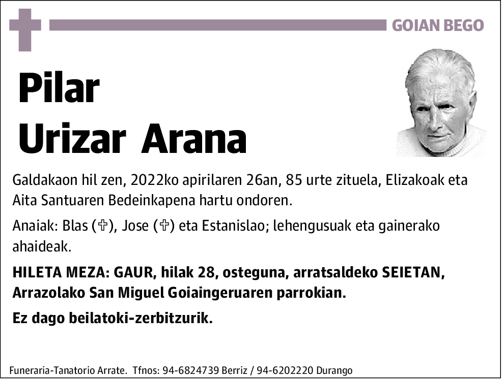 Pilar Urizar Arana