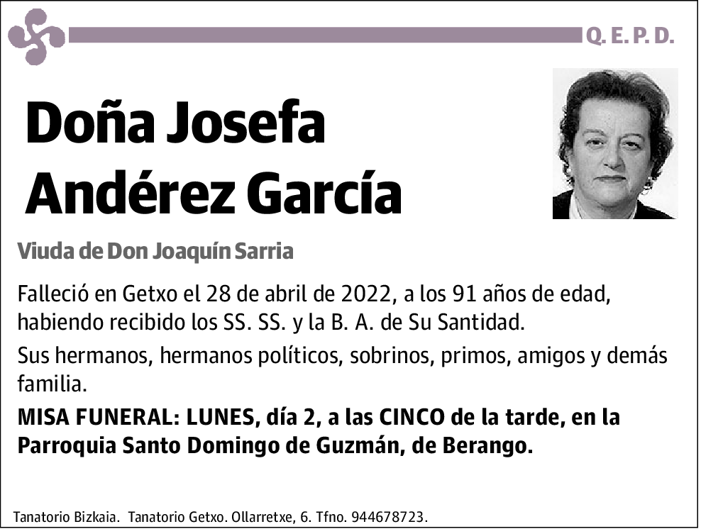 Josefa Andérez García