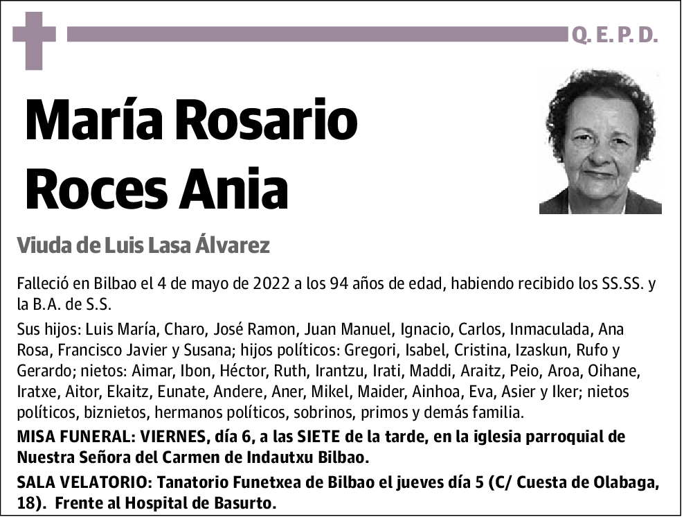 María Rosario Roces Ania