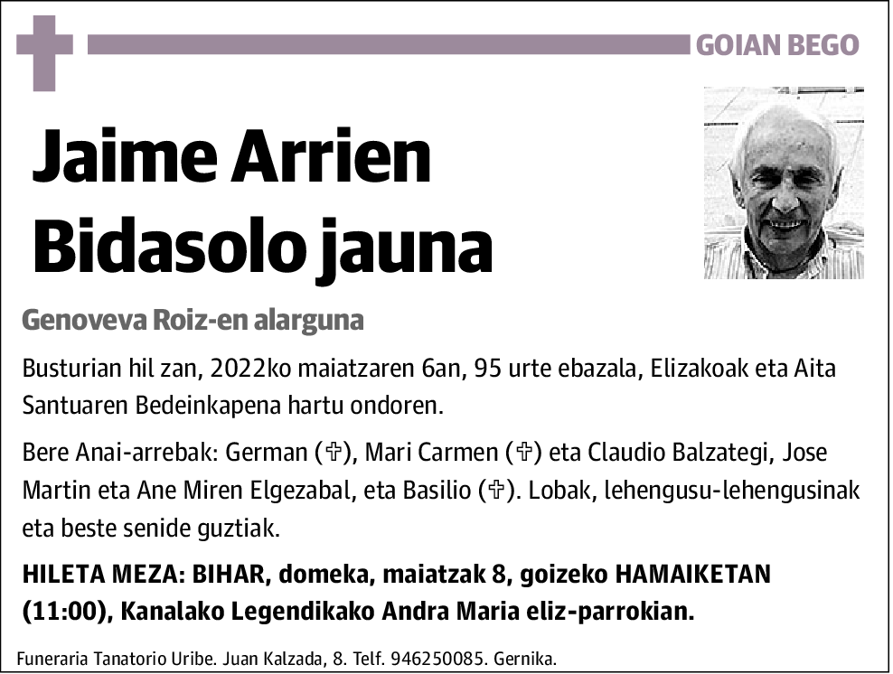 Jaime Arrien Bidasolo