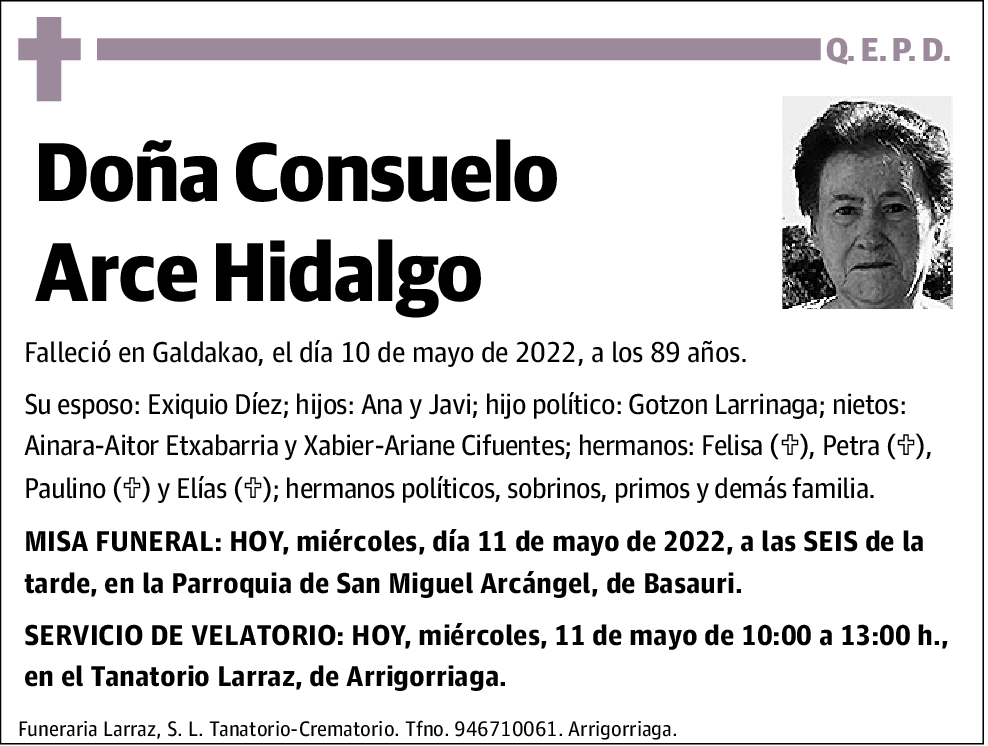 Consuelo Arce Hidalgo