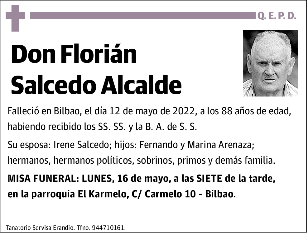 Florián Salcedo Alcalde