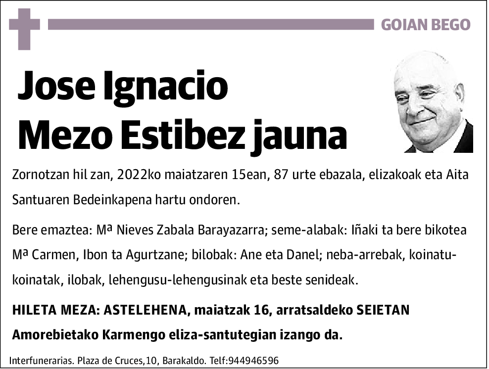 Jose Ignacio Mezo Estibez