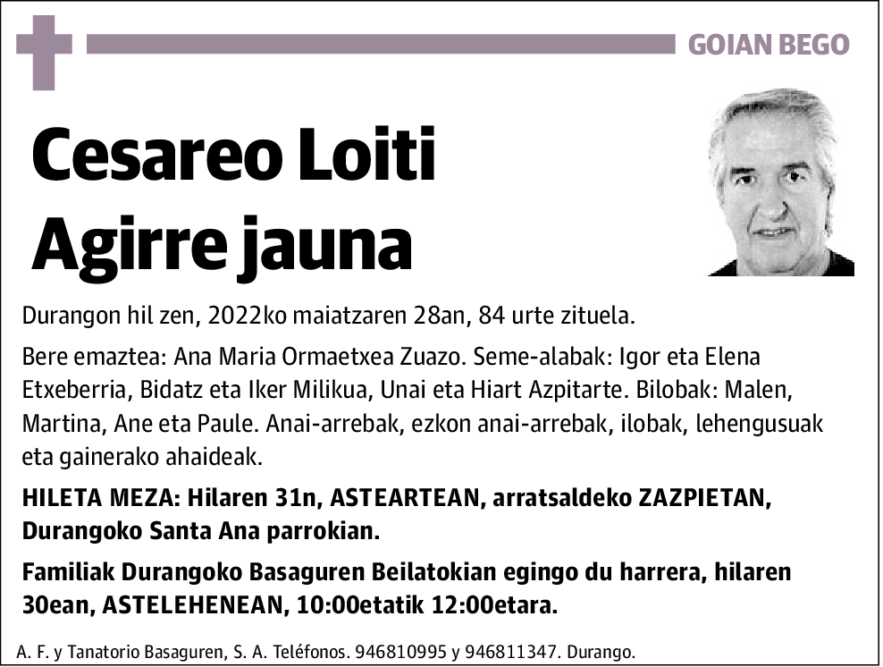 Cesareo Loiti Agirre