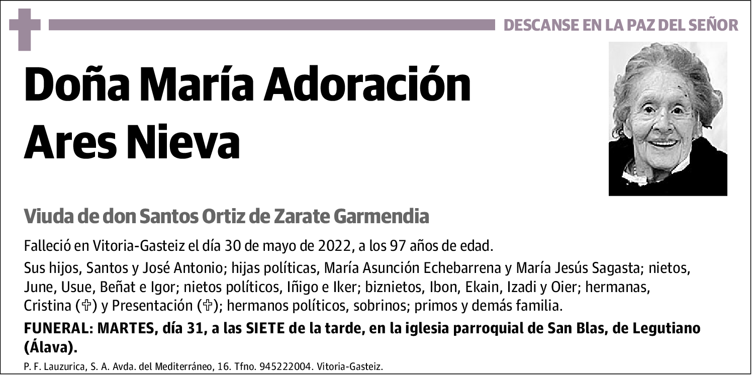María Adoración Ares Nieva