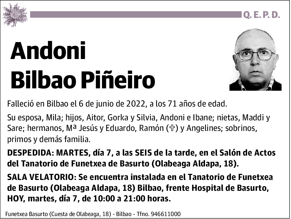 Andoni Bilbao Piñeiro