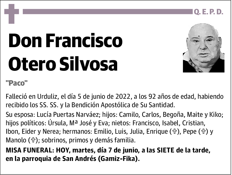 Francisco Otero Silvosa