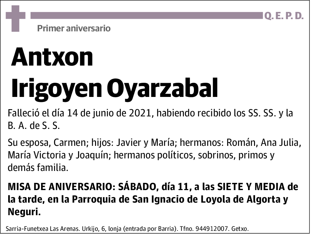 Antxon Irigoyen Oyarzabal