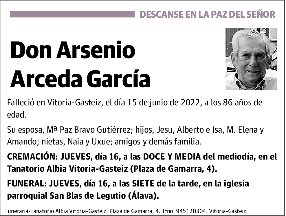 Arsenio Arceda García