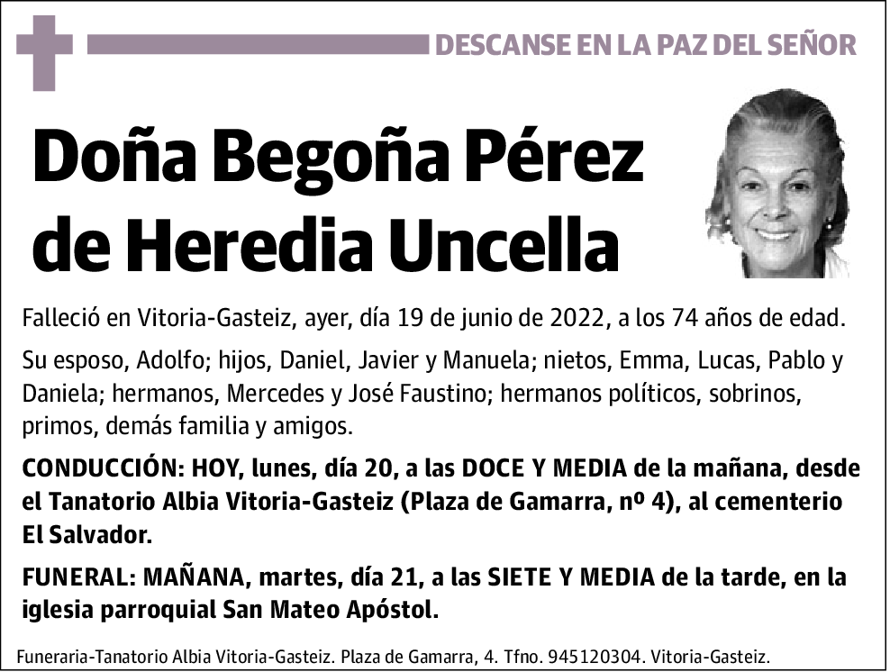 Begoña Pérez de Heredia Uncella