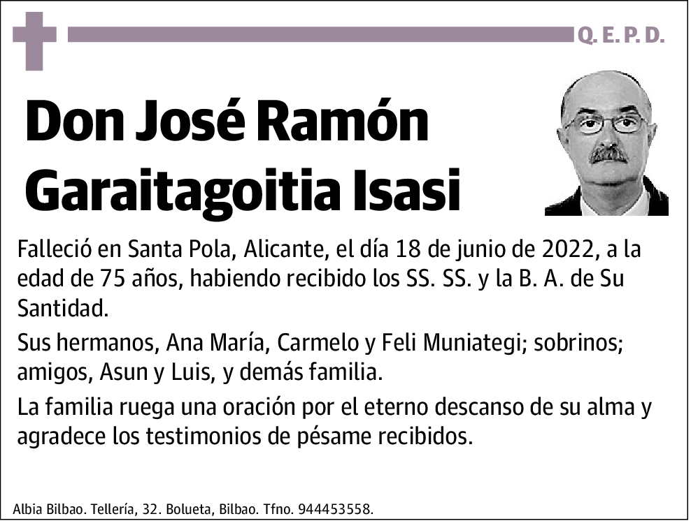 José Ramón Garaitagoitia Isasi