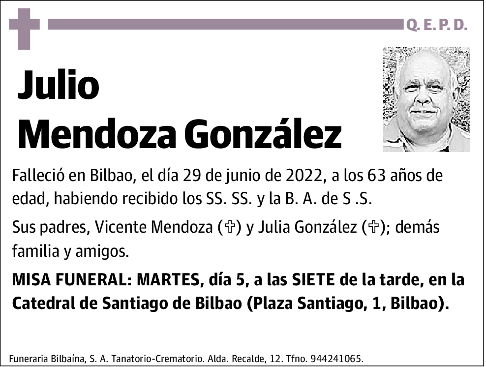 Julio Mendoza Gonzalez